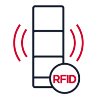 Symbol für integrierten RFID-Reader