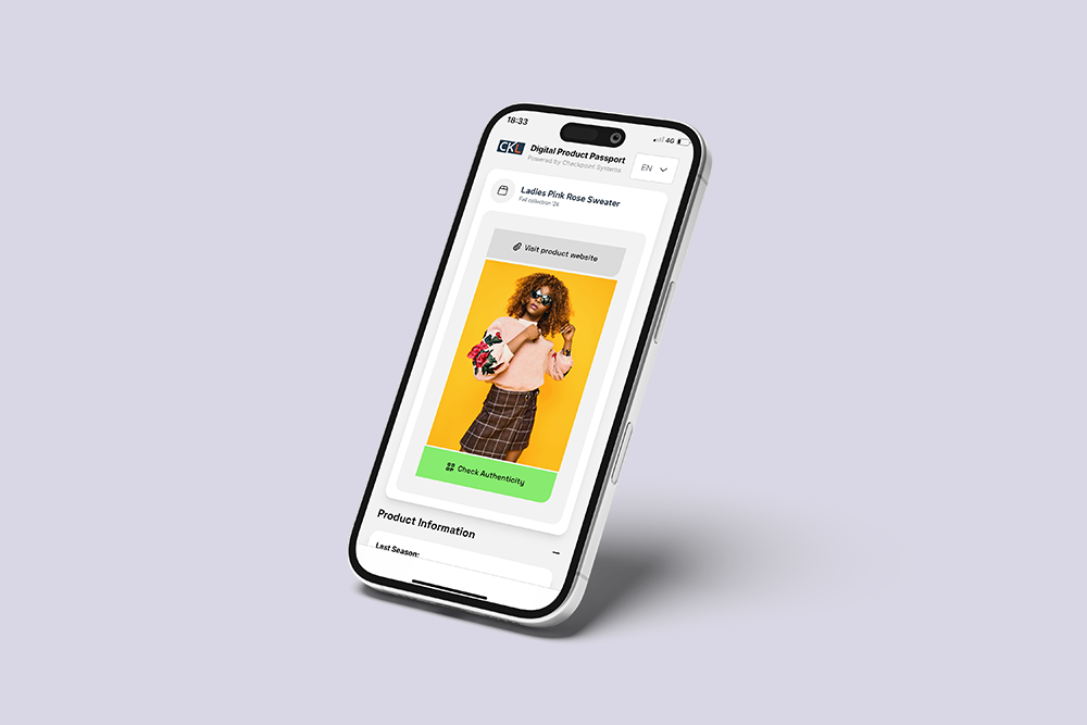 CheckLINQ-Ansicht zur Prüfung der Produktauthentizität