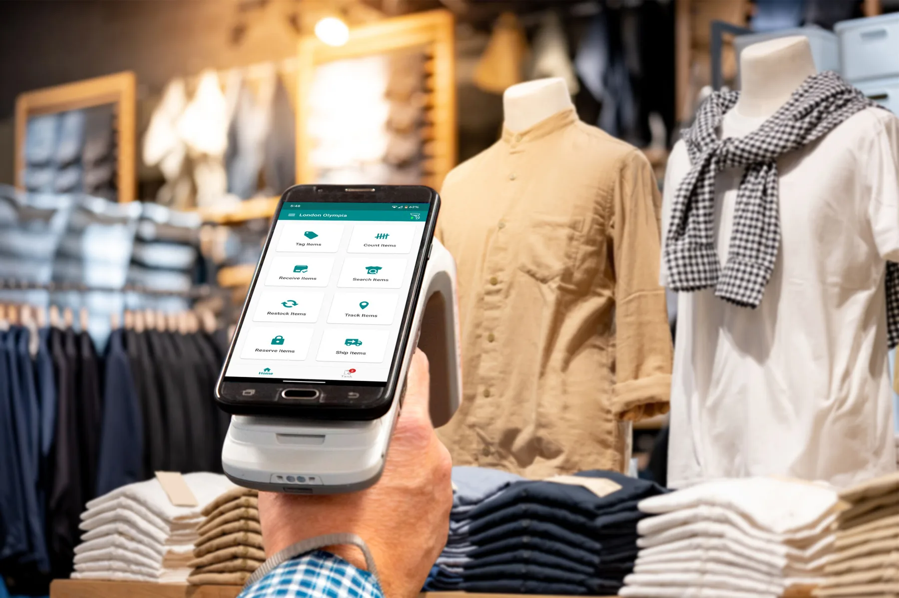 Praxisansicht zu RFID-Etiketten und Inlays
