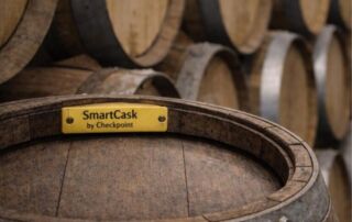Fût de Whisky équipé d'une étiquette RFID