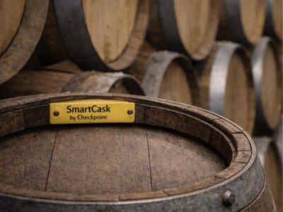 Fût de Whisky équipé d'une étiquette RFID