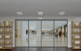 Système EAS RFID Sfero en entrée magasin