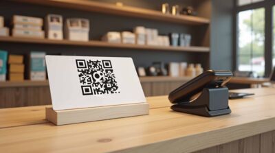 Magasin équipé de systèmes NFC
