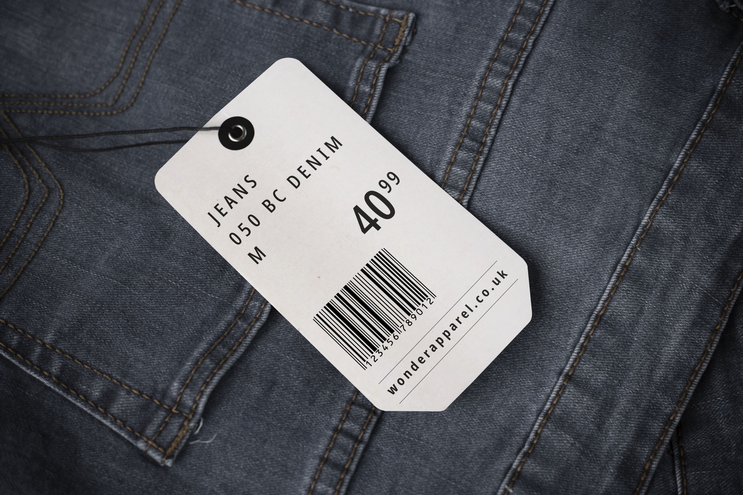 Clothing Price Tag Mockup 03