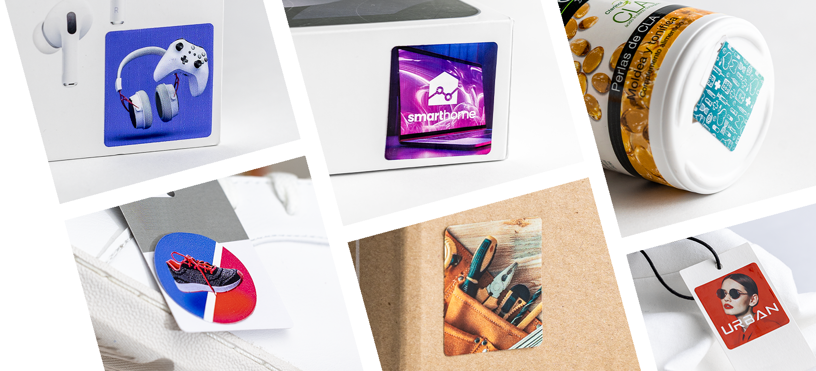 Header_DOMINO Customized labels applied on products